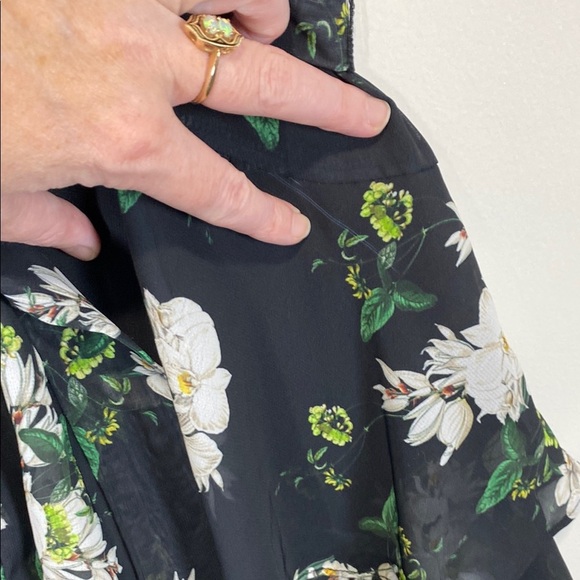 GB Girls Black and White Halter Maxi Sundress - Picture 6 of 9